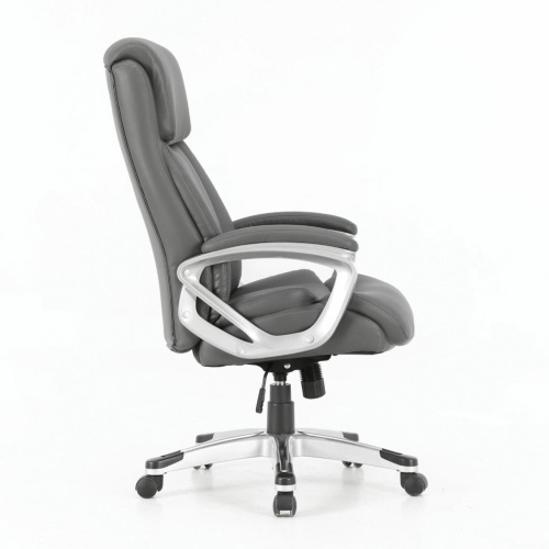 Кресло руководителя Brabix Premium Level EX-527 кожа, серое 531937 фото 10